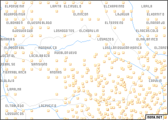 map of Quebrada El Dulce Nombre